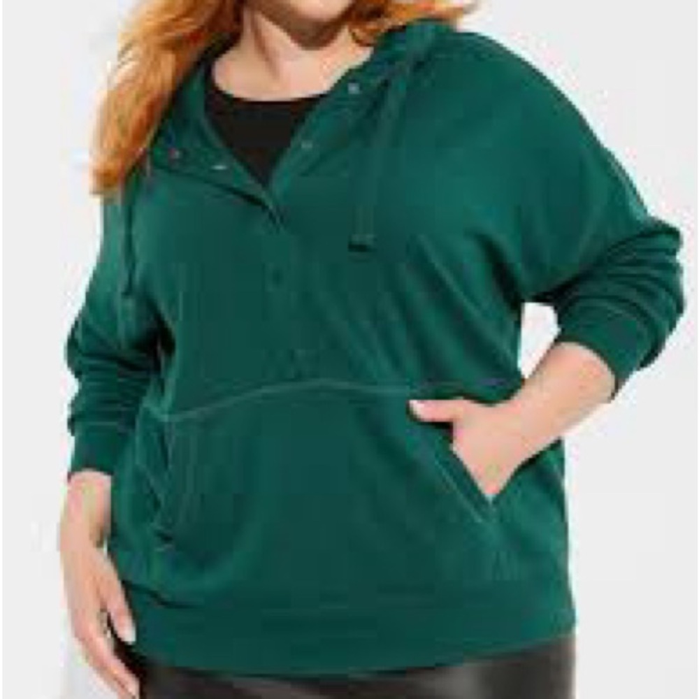 Torrid Quarter Snap Hoodie Size 3